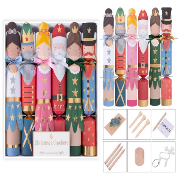 Nutcracker Crackers - Pack of 6